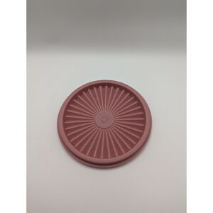Vintage Tupperwar 812-21 Rose Pink 5 inch replacement lid